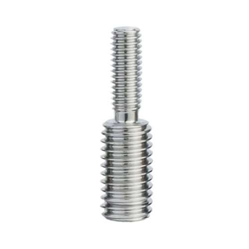 POQAX Robuste Transferschrauben-Reduzierstangen, männliche doppelseitige Gewindestangen aus massivem Silber for den Bau(M4x15-M6x15mm-5pcs) von POQAX