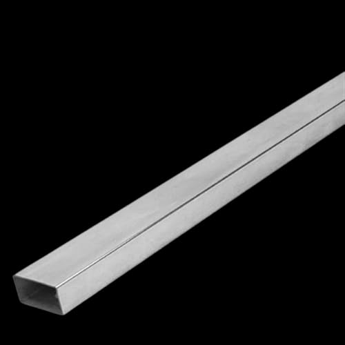 POQAX Vierkantrohr aus Aluminiumlegierung, rechteckiges gerades Rohr 6063, 100 mm 250 langes, 1 Stück(250MMX50X100X3MM) von POQAX