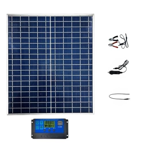 Power Bank Kit 100A Controller Solarplatte for Campingzubehör, 500W 12V Photovoltaik-Solarpanel(1PC Controller kiTS) von POQAX