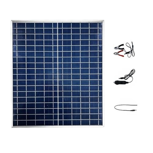 Power Bank Kit 100A Controller Solarplatte for Campingzubehör, 500W 12V Photovoltaik-Solarpanel(1PC500W) von POQAX