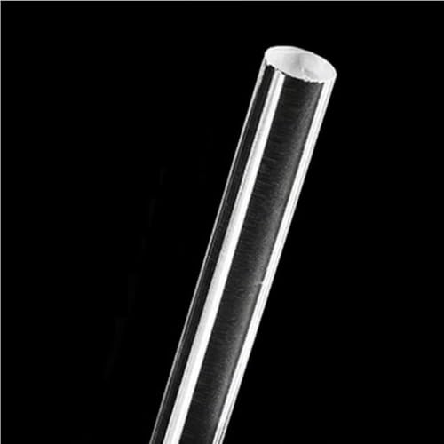 Runder massiver Rundstab mit Durchmesser 2 mm bis 100 mm, hochtransparenter PMMA-Acrylstab for Heimwerker(Length 200mm 10pcs,25mm) von POQAX