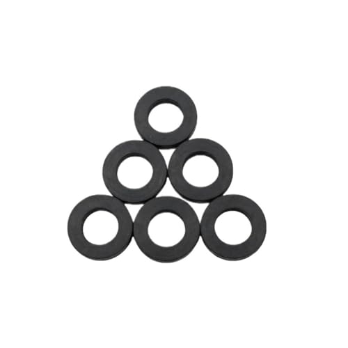 Stoßdämpfender NBR-Gummidichtungs-Schraubendichtring, wasserbeständiger Flachdichtungs-O-Ring, weiche Dichtung(M8x20x3-12pcs) von POQAX