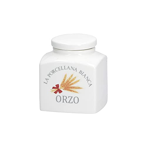 LA PORCELLANA BIANCA PB Porcellana Conserva Behälter 0,5 L Deco Barley Gb, Nylon/a, Nicht zutreffend von LA PORCELLANA BIANCA