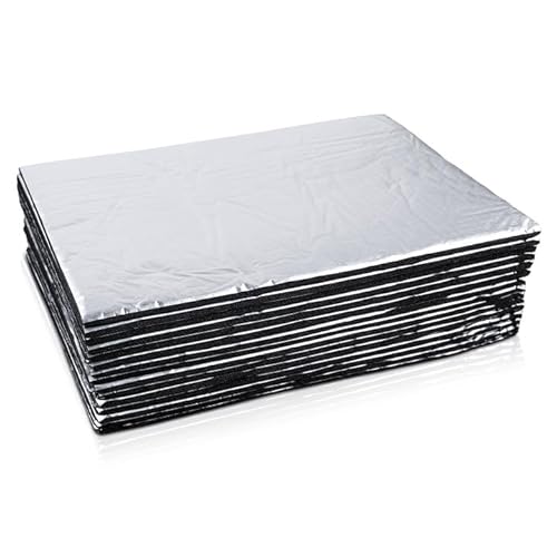 12 Stück Dämmmatte Auto, Isolierung Matte Schaumstoff, 40cm*25cm*5mm Isoliermatte Selbstklebend, Schallschutzmatte Feuerfest, Feuchtigkeitsfest, Wasserdicht 12 Stück Dämmmatte Auto, Isolierung Matte Schaumstoff, 40cm*25cm*5mm Isoliermatte Selbstklebend, Schallschutzmatte Feuerfest, Feuchtigkeitsfest, Wasserdicht von PORFOYO