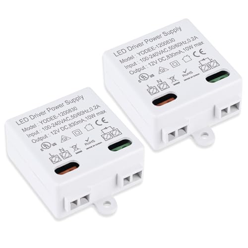 2 Pcs Led Trafo 12v, Trafo 230v Auf 12v Led Netzteil Treiber Transformator, Transformer Transformator Trafo Mini 12V/DC für LeuchtenTrafo 230v Auf Ip67 Dosentrafo 2 Pcs Led Trafo 12v, Trafo 230v Auf 12v Led Netzteil Treiber Transformator, Transformer Transformator Trafo Mini 12V/DC für LeuchtenTrafo 230v Auf Ip67 Dosentrafo von PORFOYO