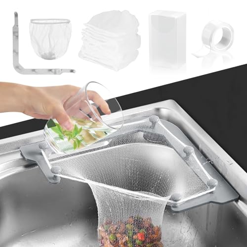 200 Pcs Küchenspüle Dreieck Tri-Holder Filter, Dreieckiges Abflusssieb, Waschbecken Sieb, Spüle Sieb Tasche, Spülbeckensieb,Sieb Spülbecken Küchenspüle Sieb Filternetzbeuteln Küchenspülen Waschbecken 200 Pcs Küchenspüle Dreieck Tri-Holder Filter, Dreieckiges Abflusssieb, Waschbecken Sieb, Spüle Sieb Tasche, Spülbeckensieb,Sieb Spülbecken Küchenspüle Sieb Filternetzbeuteln Küchenspülen Waschbecken von PORFOYO