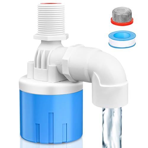3/4 Zoll Automatisches Schwimmerventil, Schwimmerventil Für Wassertank Pool, Wasserstandsregelventil, Automatische Wasserstandsregelung Füllventil Mit Filter Für Fischtank Schwimmbecken Viehtrog von PORFOYO