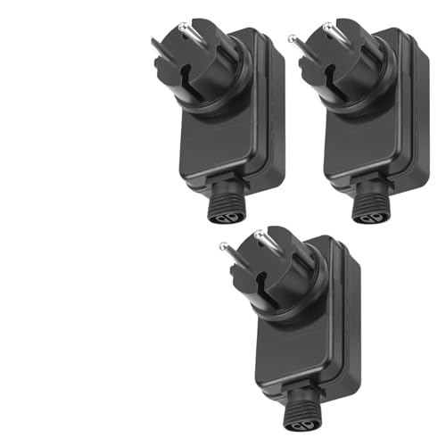 3 Stück LED Netzteil Adapter 12V 1A, Gartenbeleuchtung Led-Adapter,Gartenbeleuchtung Led Adapter, 12V 1A Netzteil, Ip44 Wasserdicht Eu Stecker, Für Lichtleiste Lichterkette Gartenstrahler 3 Stück LED Netzteil Adapter 12V 1A, Gartenbeleuchtung Led-Adapter,Gartenbeleuchtung Led Adapter, 12V 1A Netzteil, Ip44 Wasserdicht Eu Stecker, Für Lichtleiste Lichterkette Gartenstrahler von PORFOYO
