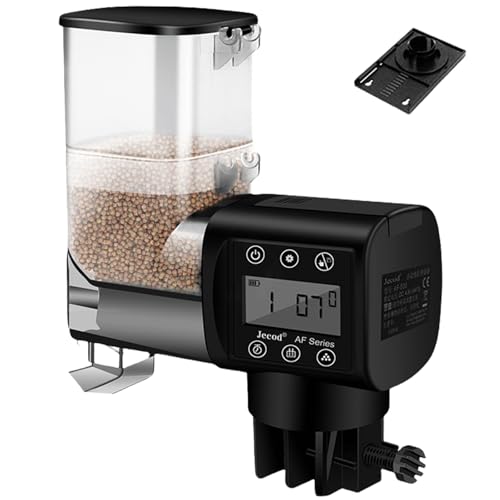 Futterautomat Aquarium, Futterautomat Für Aquarium, Automatischer Fischfutterspender, 250ML Fisch Futterautomaten, Fischfutterspender Aquarium Mit Display Für Die Fütterung Von Aquarien Im Urlaub Futterautomat Aquarium, Futterautomat Für Aquarium, Automatischer Fischfutterspender, 250ML Fisch Futterautomaten, Fischfutterspender Aquarium Mit Display Für Die Fütterung Von Aquarien Im Urlaub von PORFOYO