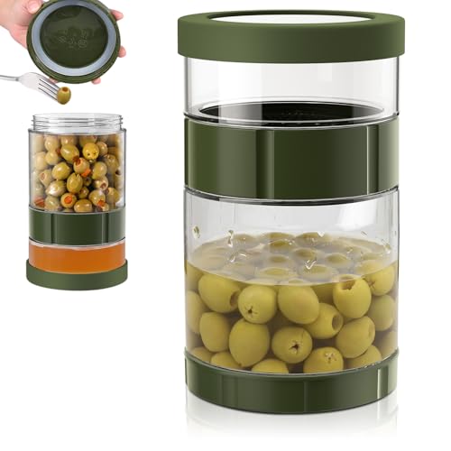 PORFOYO Gurkenglas zum Umdrehen, 1,5L Glas Einlegeglas mit Sieb und luftdichtem Deckel Essiggurken Behälter Gewürzgurken Behälter für Kimchi Jalapenos Oliven Auslaufsicher und mit Silikondichtung PORFOYO Gurkenglas zum Umdrehen, 1,5L Glas Einlegeglas mit Sieb und luftdichtem Deckel Essiggurken Behälter Gewürzgurken Behälter für Kimchi Jalapenos Oliven Auslaufsicher und mit Silikondichtung von PORFOYO