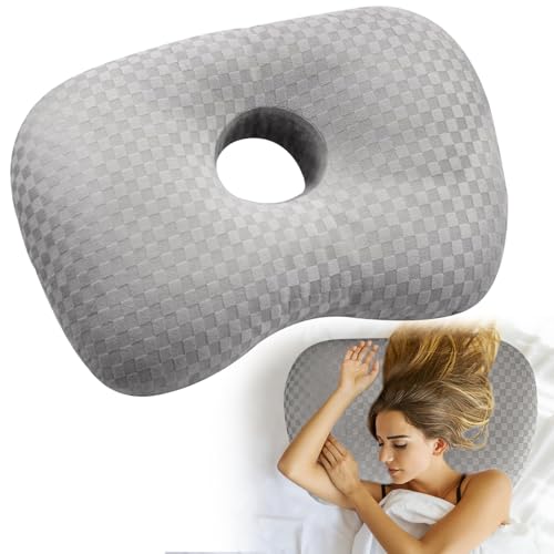PORFOYO Piercing Kissen, Donut Kissen für Ohr Gegen Ohrenschmerzen, Piercing Kissen Ohrkissen, Piercings Pflege Ergonomisch, Recovery Pillow für Seitenschläfer zur Schmerzlinderung im Ohr PORFOYO Piercing Kissen, Donut Kissen für Ohr Gegen Ohrenschmerzen, Piercing Kissen Ohrkissen, Piercings Pflege Ergonomisch, Recovery Pillow für Seitenschläfer zur Schmerzlinderung im Ohr von PORFOYO