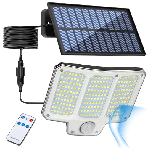 Solarlampen für Außen Innen,Solarleuchte mit Fernbedienung,222 LED Solar Hängelampen mit Bewegungsmelder,3 Modi Solarlampen für Außen Hängend,IP65 Wasserdichte Solar Pendelleuchte für Garten Terrasse Solarlampen für Außen Innen,Solarleuchte mit Fernbedienung,222 LED Solar Hängelampen mit Bewegungsmelder,3 Modi Solarlampen für Außen Hängend,IP65 Wasserdichte Solar Pendelleuchte für Garten Terrasse von PORFOYO