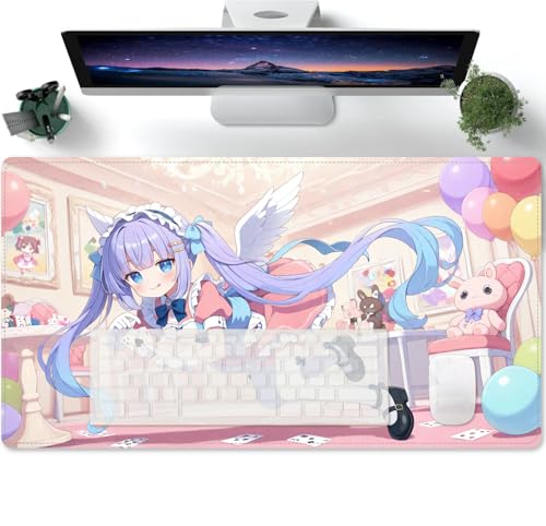 Large Anime Mädchen XXXL Mouse Pad Desk Mat Gaming Mat Pad Improved Precision and Speed Rubber Base for Stable Grip on Smooth Surfaces Table Pad 600x300x3mm Large Anime Mädchen XXXL Mouse Pad Desk Mat Gaming Mat Pad Improved Precision and Speed Rubber Base for Stable Grip on Smooth Surfaces Table Pad 600x300x3mm von PORNHUX