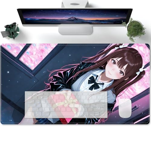 Large Anime Mädchen XXXL Mouse Pad Desk Mat Gaming Mat Pad Improved Precision and Speed Rubber Base for Stable Grip on Smooth Surfaces Table Pad 600x300x3mm Large Anime Mädchen XXXL Mouse Pad Desk Mat Gaming Mat Pad Improved Precision and Speed Rubber Base for Stable Grip on Smooth Surfaces Table Pad 600x300x3mm von PORNHUX