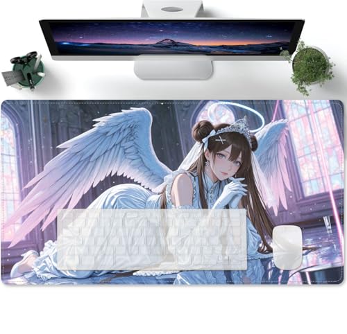 Large Anime Waifu XXXL Mouse Pad Desk Mat Gaming Mat Pad Improved Precision and Speed Rubber Base for Stable Grip on Smooth Surfaces Table Pad 600x300x3mm von PORNHUX