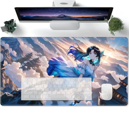 Large Gaming Anime Süßes Mädchen XL Mouse Pad,Desk Pad Gaming,Office Desk Mat Large Size,Personalized Design for Gaming Office Home 600x300x3mm Large Gaming Anime Süßes Mädchen XL Mouse Pad,Desk Pad Gaming,Office Desk Mat Large Size,Personalized Design for Gaming Office Home 600x300x3mm von PORNHUX