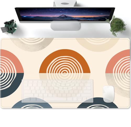 Mauspad XXL Abstrakte geometrische Kurven und Minimalismus Mousepad Tischunterlage Large Size Multifunktionales Anti Rutsch schreibtischunterlage verbessert Präzision und Geschwind 600x300x3mm Mauspad XXL Abstrakte geometrische Kurven und Minimalismus Mousepad Tischunterlage Large Size Multifunktionales Anti Rutsch schreibtischunterlage verbessert Präzision und Geschwind 600x300x3mm von PORNHUX