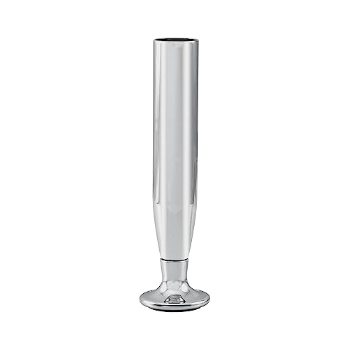 PORRO Möbelfuß 10cm Torino - Möbelfuß aus Metall - Tischfuß mit Innengewinde M22, Messing verchromt PORRO Möbelfuß 10cm Torino - Möbelfuß aus Metall - Tischfuß mit Innengewinde M22, Messing verchromt von PORRO