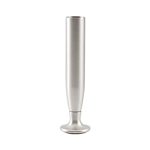 PORRO Möbelfuß 10cm Torino - Möbelfuß aus Metall - Tischfuß mit Innengewinde M22, Messing vernickelt matt PORRO Möbelfuß 10cm Torino - Möbelfuß aus Metall - Tischfuß mit Innengewinde M22, Messing vernickelt matt von PORRO