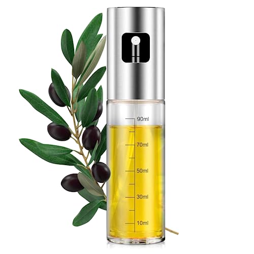 PORTENTUM Premium-Ölsprühgerät für Küche und Luftfritteuse, 100 ml, Spray für Küche, auslaufsicher, Glasöl mit Spender, Zubehör für Fritteuse, ohne Öl PORTENTUM Premium-Ölsprühgerät für Küche und Luftfritteuse, 100 ml, Spray für Küche, auslaufsicher, Glasöl mit Spender, Zubehör für Fritteuse, ohne Öl von PORTENTUM