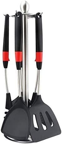 PORUTE Küchenutensilien-Set Pfannenwender Home Kitchen Sets Kochwerkzeuge Pfannenwender Schaufel Suppenlöffel Utensilien Kochgeschirr Hitzebeständiges Design Utensilien-Set von PORUTE