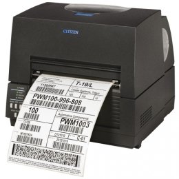 Citizen CL-S6621, 8 Punkte/mm (203dpi), ZPLII, Datamax, Dual-IF, schwarz von POS-Cardsysteme