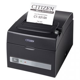 POS-Cardsysteme Citizen CT-S310II LAN, Dual-IF, 8 Punkte/mm (203dpi), Cutter, schwarz von POS-Cardsysteme