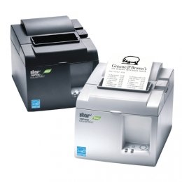 POS-Cardsysteme Star TSP143III LAN, Ethernet, 8 Punkte/mm (203dpi), Cutter, grau von POS-Cardsysteme
