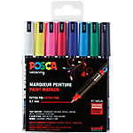POSCA Farbmarker Farbig PC-1MR Sortiert 8 Stück von POSCA