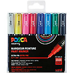 POSCA PC-1MC Farbmarker Kalligraphie Farbig Sortiert 8 Stück von POSCA