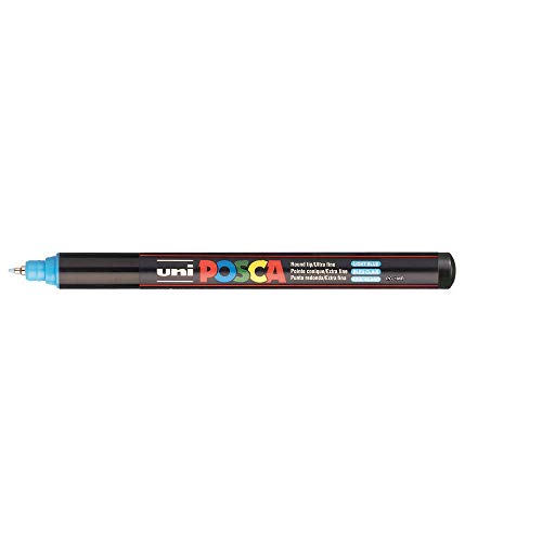 Uni Posca Marker PC-1MR Farbe Glas Stift Extra Fein Kugel-tipp 0.7mm Hellblau von POSCA