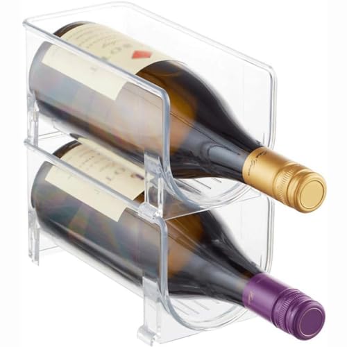 POSEDWRA Stapelbares Weinregal für den Haushalt, Kühlschrank, Weinregal, Weinschrank, Präsentationsregal, japanischer Stil, Multi-Flaschenregal von POSEDWRA