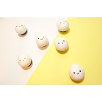 Entzückende Eiermagnete | 6Er Set 100% Handgemachte Wohndeko Perfektes Geschenk Kawaii Dekor Papier Clay Magnet Wohnungserwärmung von POSLshop