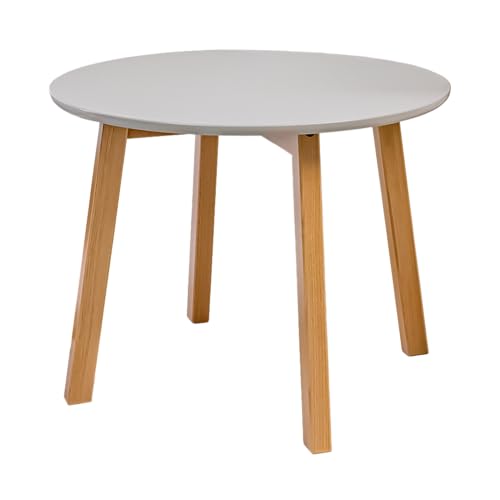 POSNORD Couchtisch Runde, Kaffeetisch, Robuste MDF-Konstruktion, Buchenholz Beine, Hochwertige Materialien und Lackierte Platte, Perfekt für Wohnzimmer, Durchmesser 60 cm, Beige POSNORD Couchtisch Runde, Kaffeetisch, Robuste MDF-Konstruktion, Buchenholz Beine, Hochwertige Materialien und Lackierte Platte, Perfekt für Wohnzimmer, Durchmesser 60 cm, Beige von POSNORD