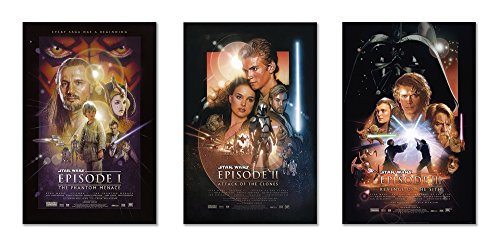 Close Up Star Wars Posterset Filmplakat Episode 1-3 ( 61,0 cm x 91,5 cm) von POSTER STOP ONLINE