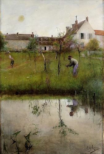 POSTERIIk Berühmt Abstrakt auf Leinwand Vintage Wandbild Der alte mann und die neuen bäume von carl larsson Tier Poster für Wohnzimmerdekoration 60x90cm POSTERIIk Berühmt Abstrakt auf Leinwand Vintage Wandbild Der alte mann und die neuen bäume von carl larsson Tier Poster für Wohnzimmerdekoration 60x90cm von POSTERIIk