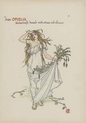 POSTERIIk Berühmt Leinwand Ölgemälde Poster Kunstwerke Blumen aus shakespeares garden von walter crane Druckgrafik für Wanddekoration 60x90cm POSTERIIk Berühmt Leinwand Ölgemälde Poster Kunstwerke Blumen aus shakespeares garden von walter crane Druckgrafik für Wanddekoration 60x90cm von POSTERIIk