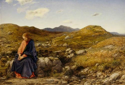 POSTERIIk Berühmt Leinwand Ölgemälde Poster Kunstwerke Der Mann Der Schmerzen Von William Dyce Druckgrafik für Wanddekoration 60x90cm POSTERIIk Berühmt Leinwand Ölgemälde Poster Kunstwerke Der Mann Der Schmerzen Von William Dyce Druckgrafik für Wanddekoration 60x90cm von POSTERIIk