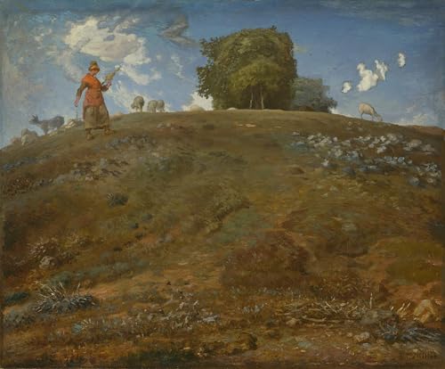 POSTERIIk Berühmt Leinwand Ölgemälde Poster Kunstwerke In der auvergne von jean francois millets Druckgrafik für Wanddekoration 60x90cm von POSTERIIk