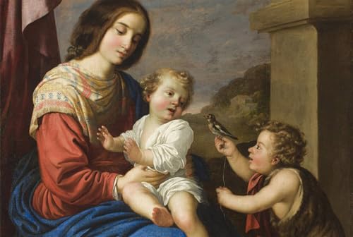 POSTERIIk Berühmt Moderne Leinwanddrucke Straße Graffiti Bilder Dame und kind mit dem johannesknaben von francisco de zurbaran Drucken Ölgemälde für Wanddekoration 60x90cm POSTERIIk Berühmt Moderne Leinwanddrucke Straße Graffiti Bilder Dame und kind mit dem johannesknaben von francisco de zurbaran Drucken Ölgemälde für Wanddekoration 60x90cm von POSTERIIk