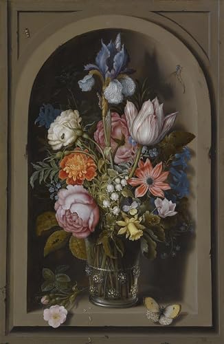 POSTERIIk Berühmt Moderne Leinwanddrucke Straße Graffiti Bilder ein Stillleben mit Blumen in einem Glasbecher in einer Marmornische von Ambrosius dem Älteren Bosschaert für Wanddekoration 60x90cm POSTERIIk Berühmt Moderne Leinwanddrucke Straße Graffiti Bilder ein Stillleben mit Blumen in einem Glasbecher in einer Marmornische von Ambrosius dem Älteren Bosschaert für Wanddekoration 60x90cm von POSTERIIk
