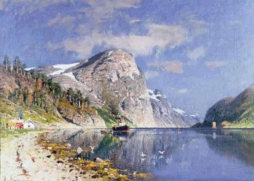 POSTERIIk Vintage Abstrakt auf Leinwand Vintage Wandbild ein Fjorddampfer von Adelsteen Normann Tier Poster für Wanddekoration 60x90cm POSTERIIk Vintage Abstrakt auf Leinwand Vintage Wandbild ein Fjorddampfer von Adelsteen Normann Tier Poster für Wanddekoration 60x90cm von POSTERIIk