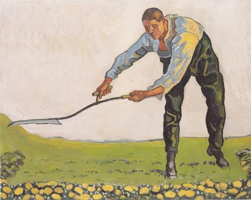 POSTERIIk Vintage Leinwand Ölgemälde Poster Kunstwerke Der mäher von ferdinand Hodler Druckgrafik für Wanddekoration 60x90cm POSTERIIk Vintage Leinwand Ölgemälde Poster Kunstwerke Der mäher von ferdinand Hodler Druckgrafik für Wanddekoration 60x90cm von POSTERIIk