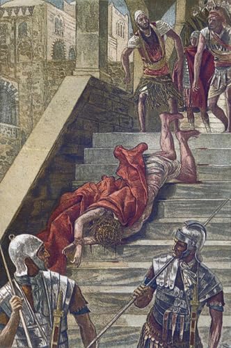 POSTERIIk Vintage klassischer Kunstdruck Druck Leinwand die Heilige Treppe die Sancta von Jacques Abstraktes Foto Bild für Wohnzimmerdekoration 60x90cm von POSTERIIk