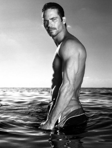 POSTERS Paul Walker Shirtless Muscles Water von POSTERS