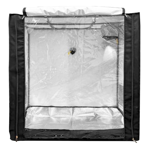 Growzelt 120x60x120 cm - Lichtdichtes Pflanzenzelt mit Lüftung, Grow Zelt für Indoor & Balkon, Hydroponik Zelt für Tomaten & Kräuter, Growbox Komplettset-kompatibel von POTLAB