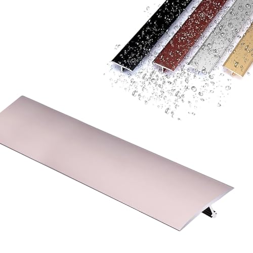 Aluminium-Bodenübergangsschwellenleiste, Aluminium-T-Formteil-Bodenübergangsleiste (rot, L900 x B20 mm)(Purple,L900*W40Mm) von POTUBI