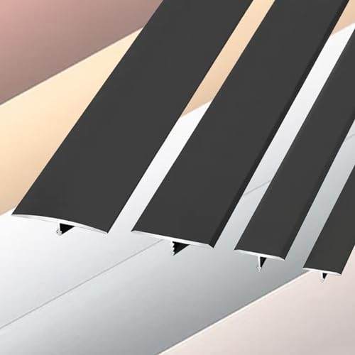 Aluminium-Bodenübergangsschwellenleiste, Hochleistungs-Aluminium-T-Formbodenübergangsleiste, 35,4-Zoll-Schwellenrampe/Rot/L900 * B33 mm (Rot, L900 B20 mm)(White,L900*W40Mm) von POTUBI
