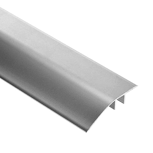 Aluminium-Bodenübergangsschwellenleiste, Schwellenleisten-Türverkleidung, langlebige Bodenkanten-Abdeckleiste/Schwarz/L 145 cm (Gold, L 125 cm)(Grey,L 115Cm) von POTUBI