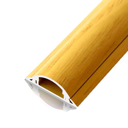 Kabelkanal, selbstklebend, Erdungskabelkanal, 2er-Pack, 1 m, mehrere Größen, mehrfarbig (Rot, 5#)(Yellow,3#) von POTUBI